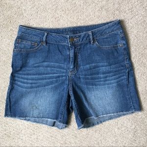 Jennifer Lopez Cut-off Style Jean Shorts